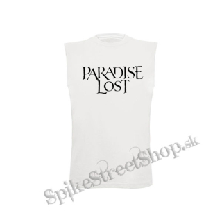 PARADISE LOST - Logo - biele pánske tričko bez rukávov