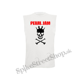PEARL JAM - Riot - biele pánske tričko bez rukávov
