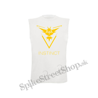 POKEMON - Instinct - biele pánske tričko bez rukávov