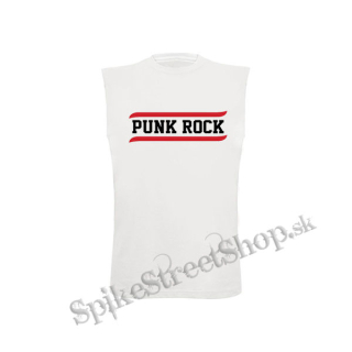 PUNKROCK - Logo Motive 3 - biele pánske tričko bez rukávov