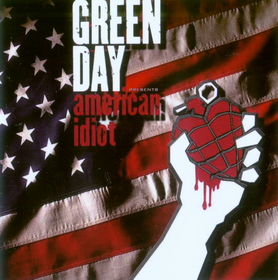 Samolepka GREEN DAY - American Idiot (US Flag)