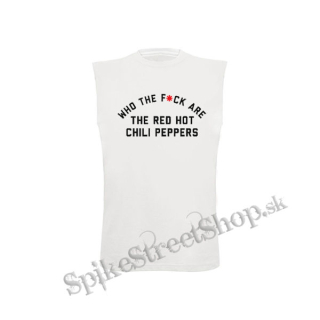 RED HOT CHILI PEPPERS - Who The Fuck Are - biele pánske tričko bez rukávov