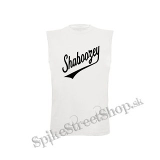 SHABOOZEY - Logo Singer - biele pánske tričko bez rukávov