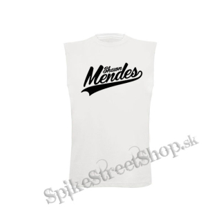 SHAWN MENDES - Logo - biele pánske tričko bez rukávov
