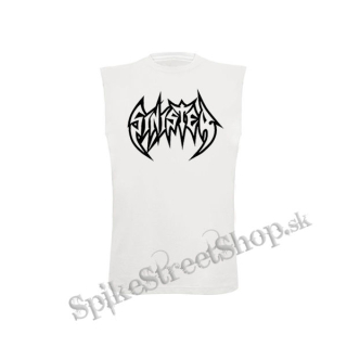 SINISTER - Logo - biele pánske tričko bez rukávov