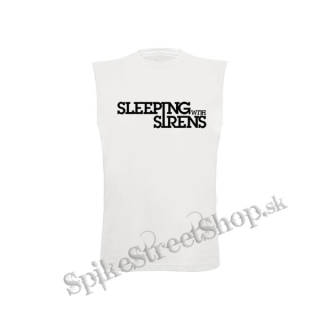 SLEEPING WITH SIRENS - Logo - biele pánske tričko bez rukávov