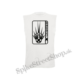 STATIC-X - Logo Symbol - biele pánske tričko bez rukávov