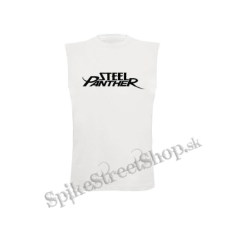 STEEL PANTHER - Logo - biele pánske tričko bez rukávov
