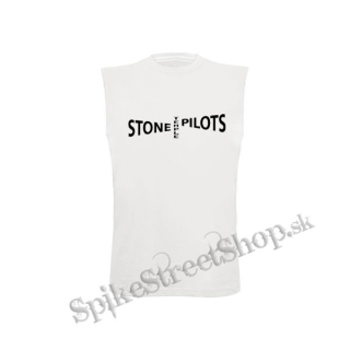STONE TEMPLE PILOTS - Logo - biele pánske tričko bez rukávov