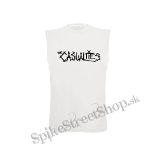 THE CASUALTIES - Logo - biele pánske tričko bez rukávov