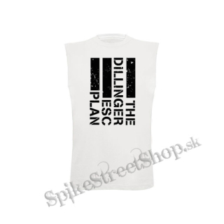 THE DILLINGER ESCAPE PLAN - Logo - biele pánske tričko bez rukávov