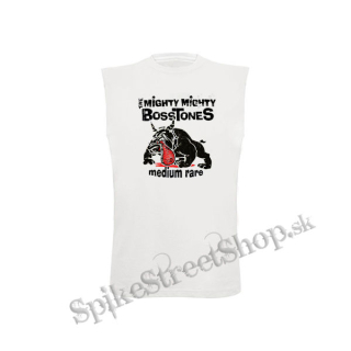 THE MIGHTY MIGHTY BOSSTONES - Medium Rare - biele pánske tričko bez rukávov