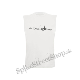 TWILIGHT - The Twilight Saga Logo - biele pánske tričko bez rukávov
