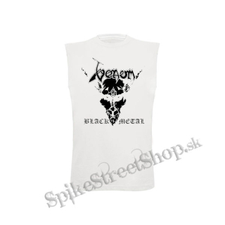 VENOM - Black Metal - biele pánske tričko bez rukávov