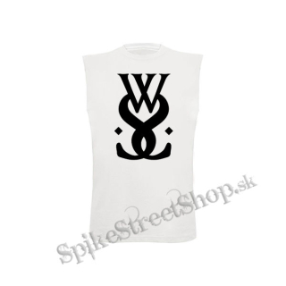 WHILE SHE SLEEPS - Sign - biele pánske tričko bez rukávov