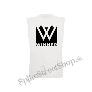 WINNER - Logo K-Pop Band Motive 2 - biele pánske tričko bez rukávov