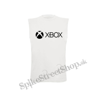 XBOX - Logo - biele pánske tričko bez rukávov