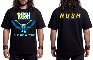 RUSH - Fly By Night - čierne pánske tričko