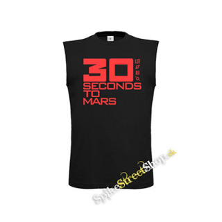 30 SECONDS TO MARS - Red Logo - čierne detské tričko bez rukávov