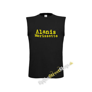 ALANIS MORISSETTE - Logo - čierne detské tričko bez rukávov