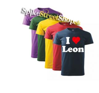 I LOVE LEON - farebné pánske tričko