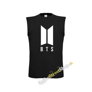 BTS - BANGTAN BOYS - Logo 2 - čierne detské tričko bez rukávov