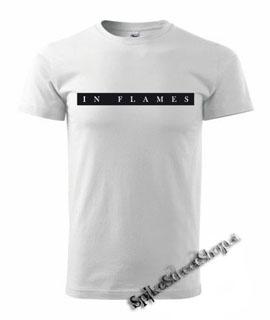 IN FLAMES - Plan Logo - biele pánske tričko