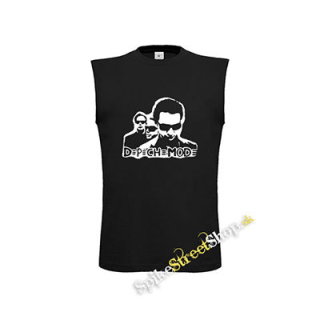 DEPECHE MODE - Logo & Band - čierne detské tričko bez rukávov