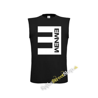 EMINEM - Logo Crest CIERNE - čierne detské tričko bez rukávov