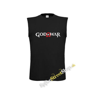 GOD OF WAR - Logo - čierne detské tričko bez rukávov