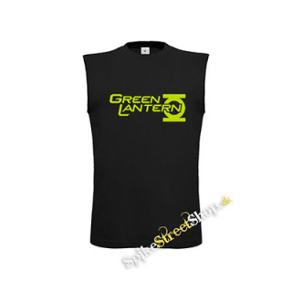 GREEN LANTERN - Logo - čierne detské tričko bez rukávov