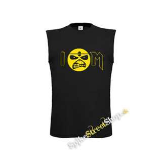 IRON MAIDEN - I Love Iron Maiden Yellow Eddie - čierne detské tričko bez rukávov