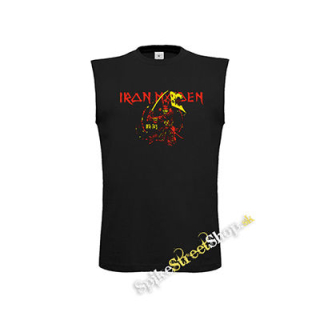 IRON MAIDEN - Red Yellow Senjutsu Samurai - čierne detské tričko bez rukávov