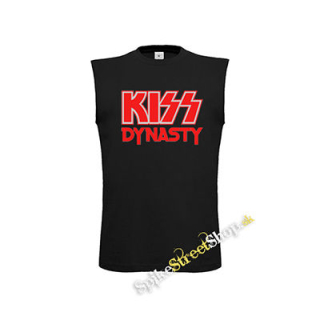 KISS - Dynasty Red Motive - čierne detské tričko bez rukávov