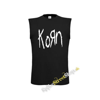 KORN - Original Logo - čierne detské tričko bez rukávov