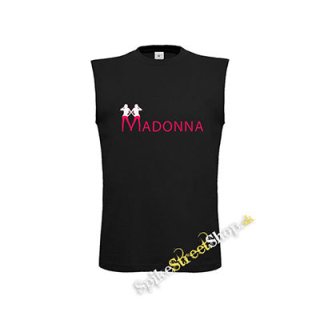 MADONNA - Logo Color - čierne detské tričko bez rukávov