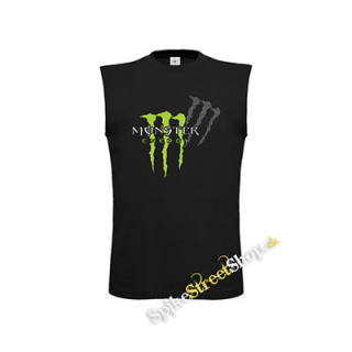 MONSTER ENERGY - Logo Honey Bee - čierne detské tričko bez rukávov