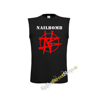 NAILBOMB - Logo Crest - čierne detské tričko bez rukávov