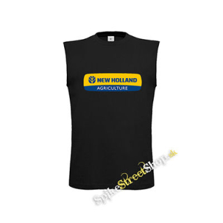 NEW HOLLAND - Agriculture Logo - čierne detské tričko bez rukávov