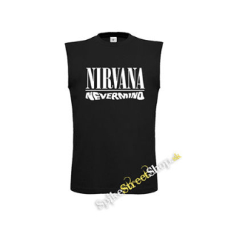 NIRVANA - Nevermind - čierne detské tričko bez rukávov