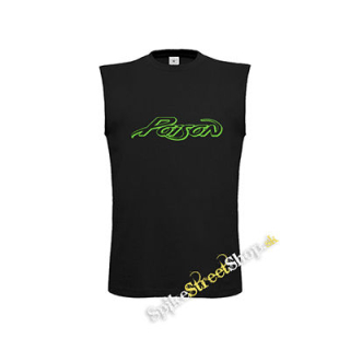 POISON - Logo Green - čierne detské tričko bez rukávov