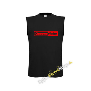 QUEENSRYCHE - Logo RED - čierne detské tričko bez rukávov