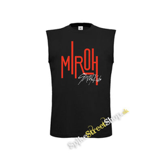 STRAY KIDS - Logo MIROH - čierne detské tričko bez rukávov