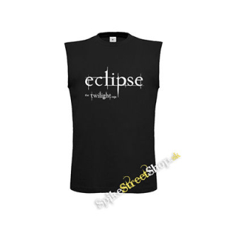 TWILIGHT ECLIPSE - Logo - čierne detské tričko bez rukávov
