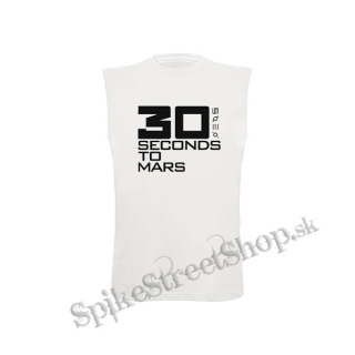 30 SECONDS TO MARS - Big Logo - biele detské tričko bez rukávov
