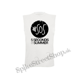 5 SECONDS OF SUMMER - Sign - biele detské tričko bez rukávov