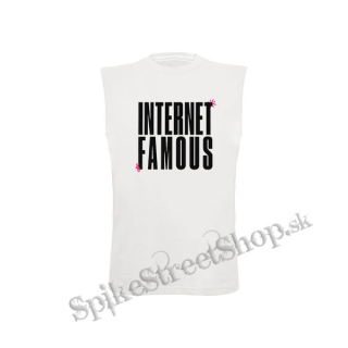 6arelyhuman - Internet Famous - biele detské tričko bez rukávov