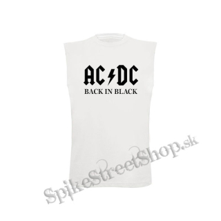ACDC - Back In Black - biele detské tričko bez rukávov