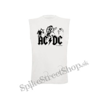 ACDC - Let There Be Rock - biele detské tričko bez rukávov