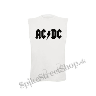 ACDC - Logo - biele detské tričko bez rukávov